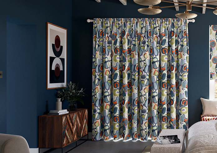 Pop, Denim - Made to Measure Curtains - Image 7